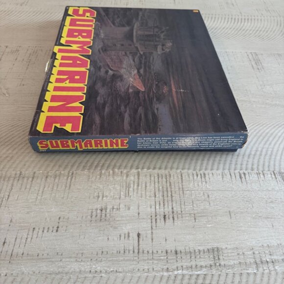 Rare 1977 Avalon Hill Submarine- A WWII Tactical Naval Battle  Unpunched! - Picture 10 of 11